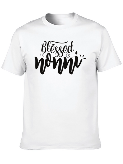 Blessed Nonni Black T-Shirt