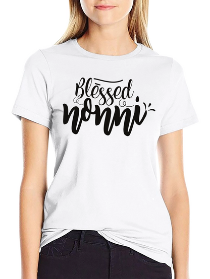 Blessed Nonni Black T-Shirt