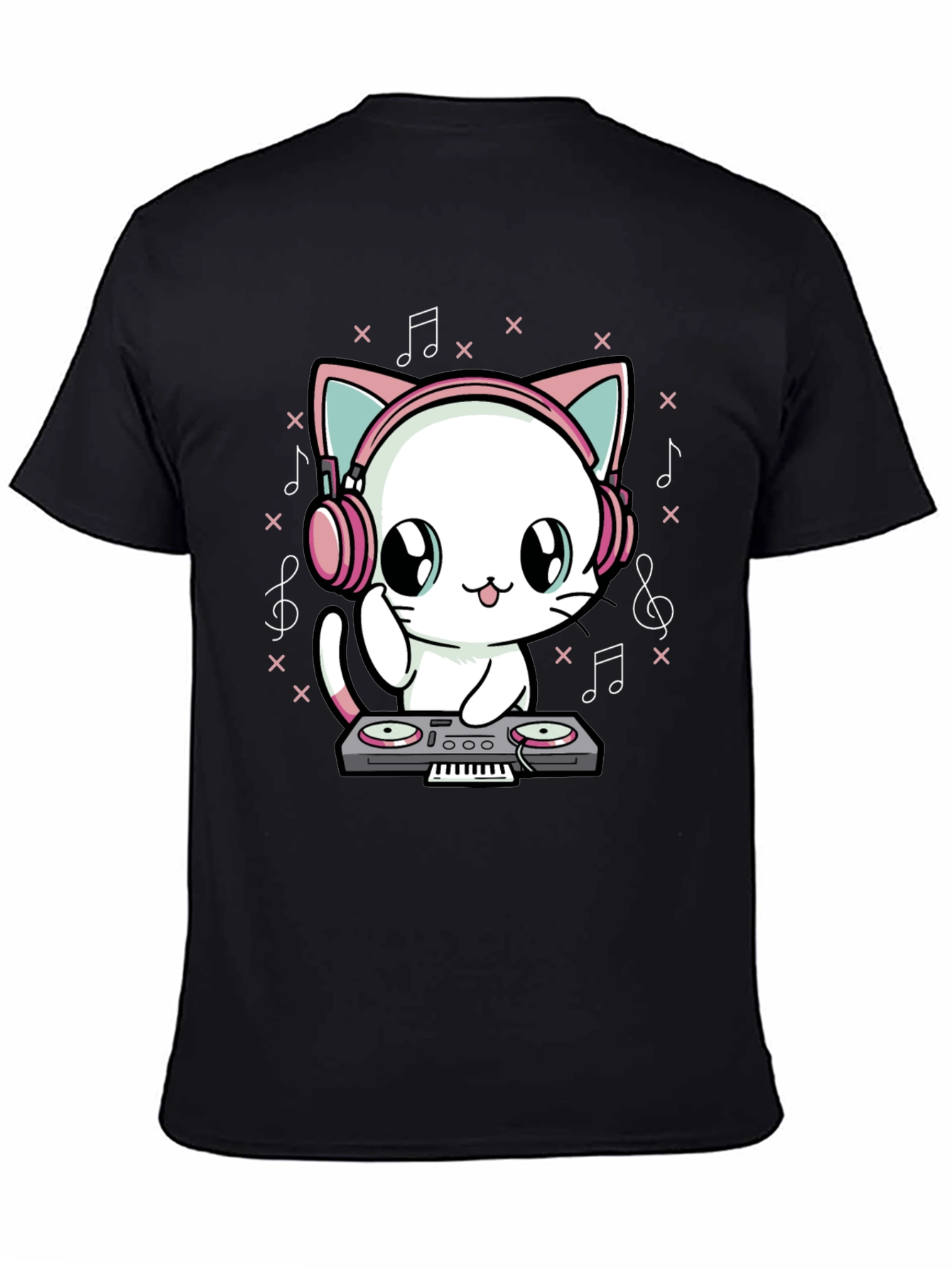 DJ Cat T-Shirt - Cute Music Lover Tee