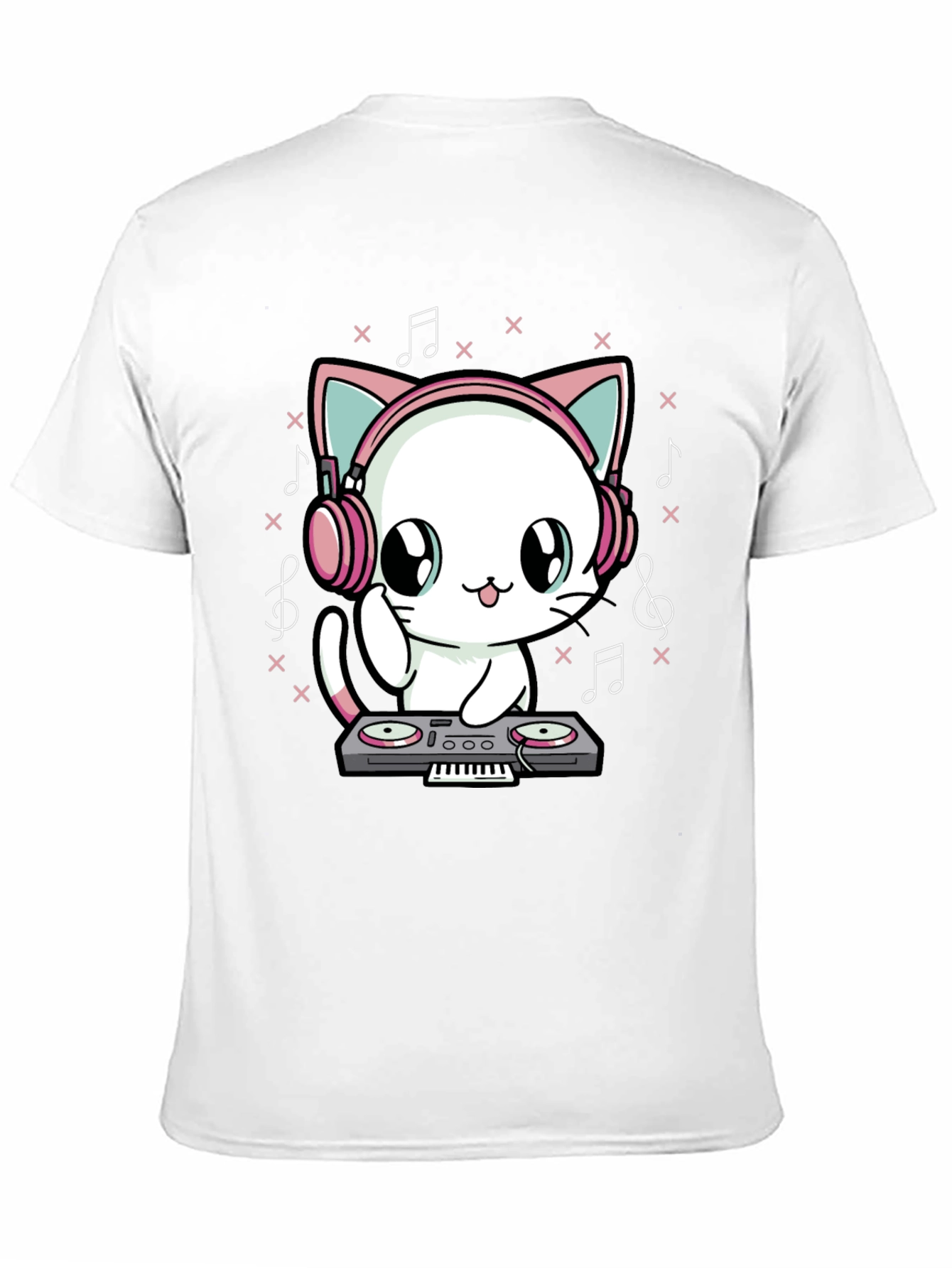 DJ Cat T-Shirt - Cute Music Lover Tee