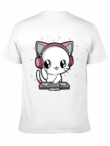 DJ Cat T-Shirt - Cute Music Lover Tee