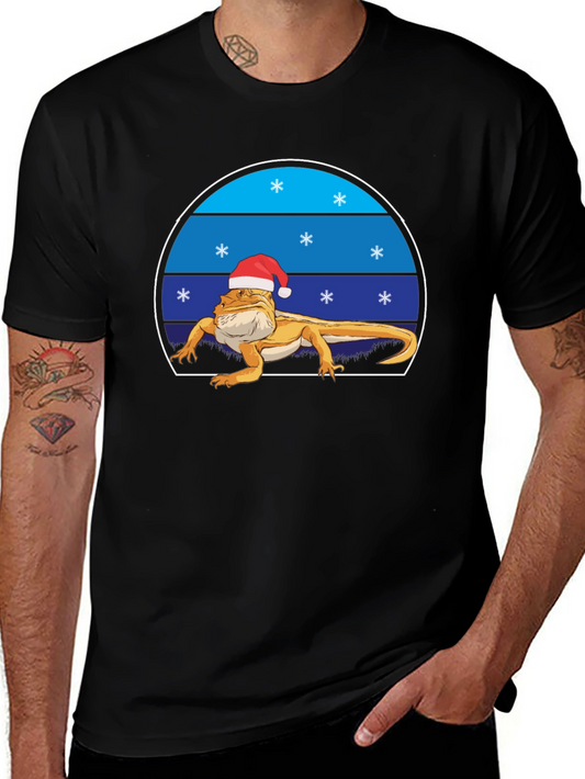 Festive Bearded Dragon Christmas T-Shirt