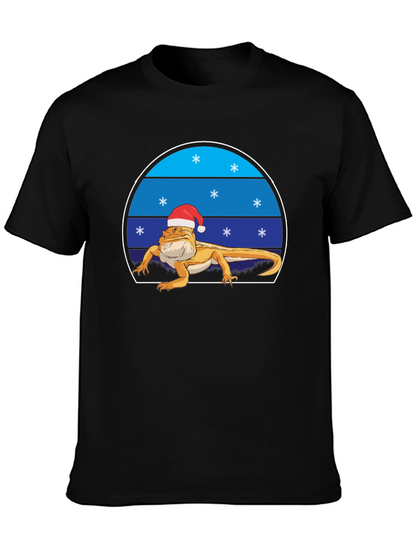 Festive Bearded Dragon Christmas T-Shirt
