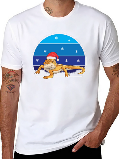 Festive Bearded Dragon Christmas T-Shirt