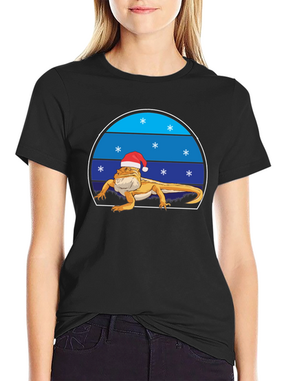 Festive Bearded Dragon Christmas T-Shirt