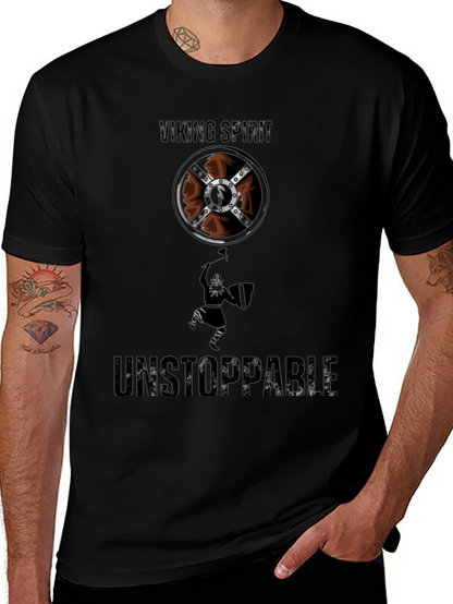 Viking Spirit Unstoppable Graphic T-Shirt