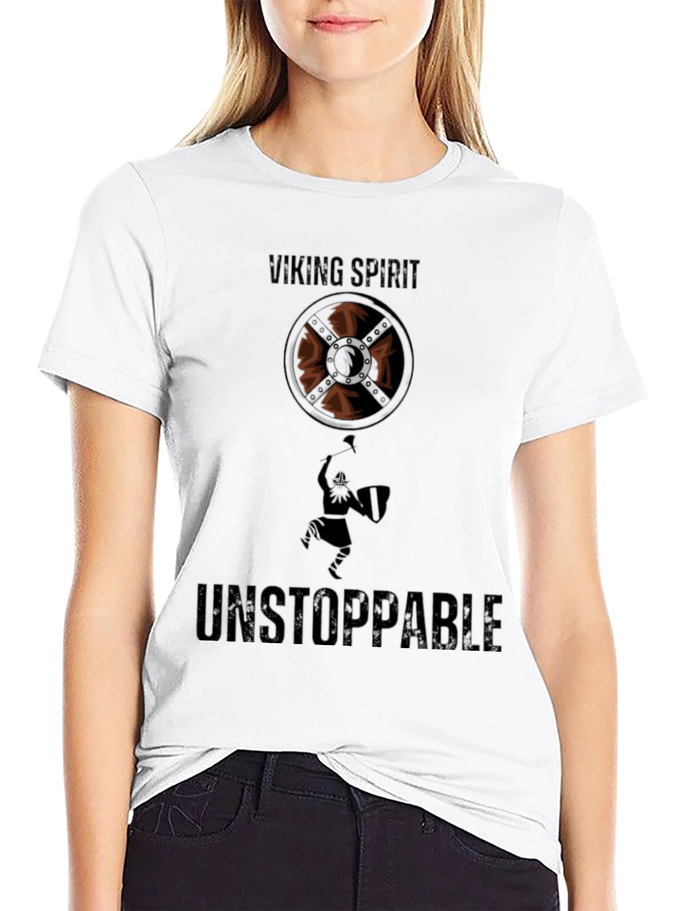 Viking Spirit Unstoppable Graphic T-Shirt