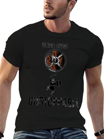Viking Spirit Unstoppable Graphic T-Shirt