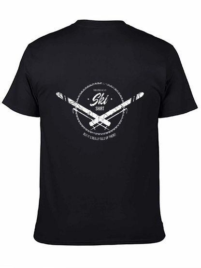 Cool Ski Shirt - Black Cotton Tee