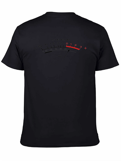 VU Meter Graphic T-Shirt - Audio Engineer Tee