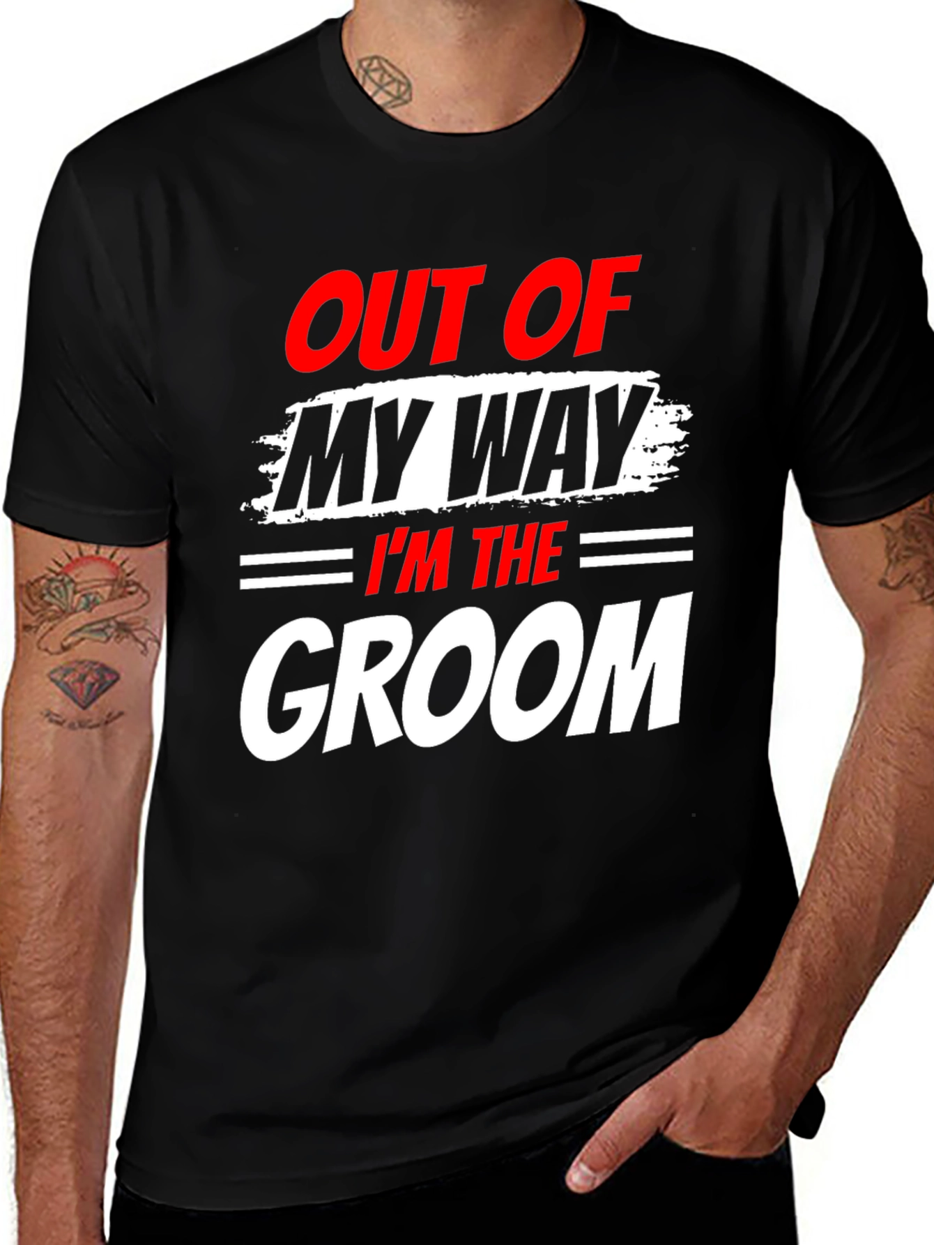 Groom T-Shirt - Out of My Way Wedding Tee
