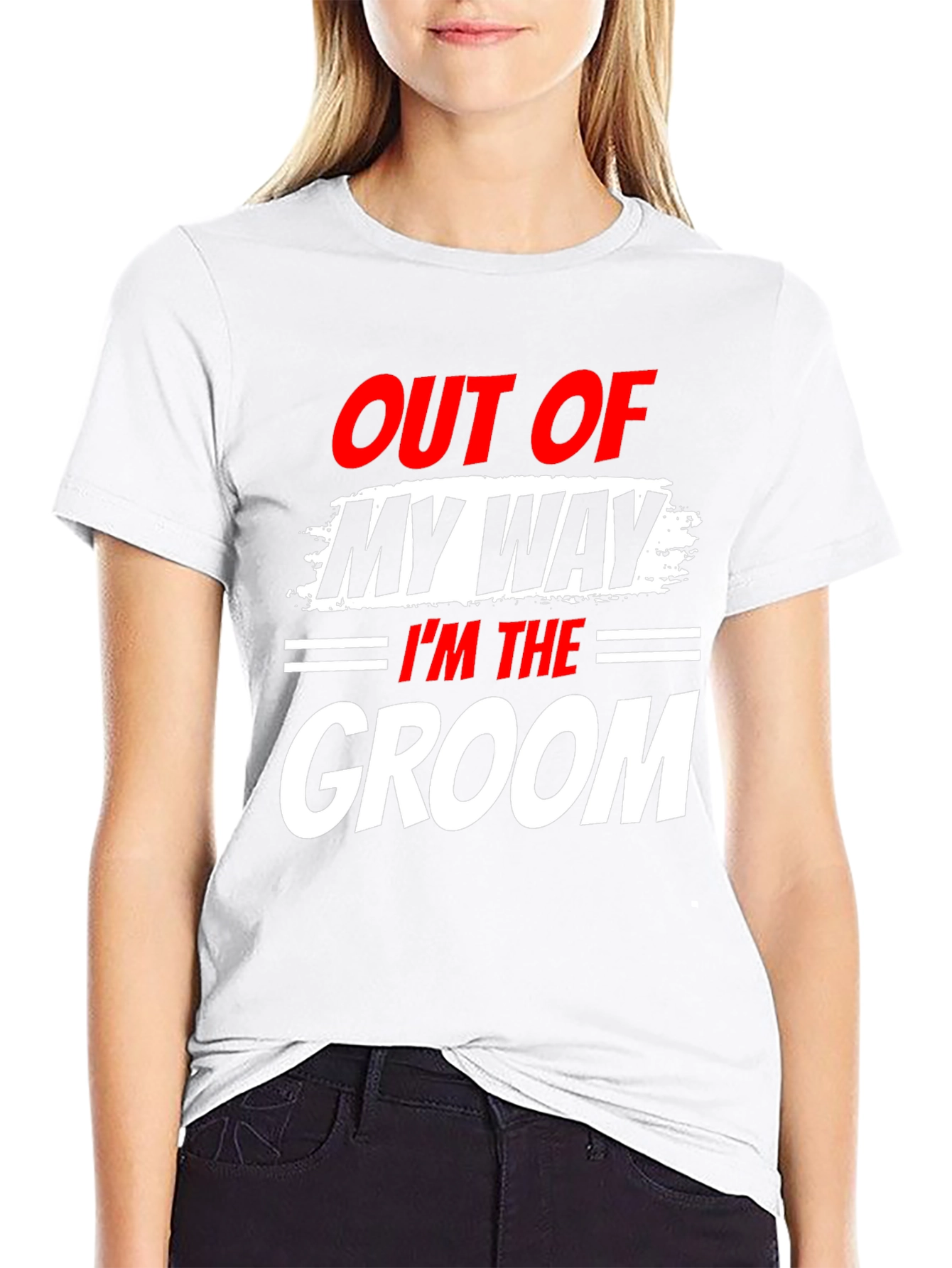 Groom T-Shirt - Out of My Way Wedding Tee