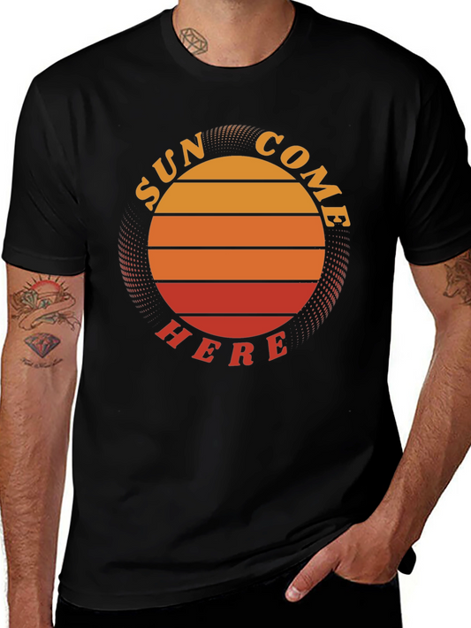 Sun Come Here Graphic Tee - Retro Summer Vibes