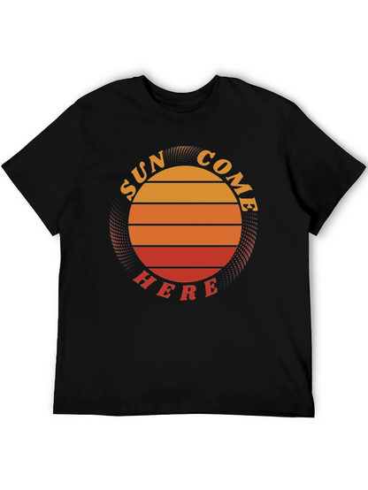 Sun Come Here Graphic Tee - Retro Summer Vibes