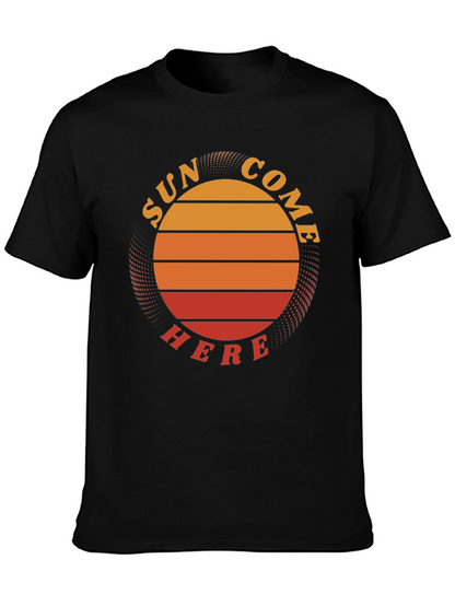 Sun Come Here Graphic Tee - Retro Summer Vibes