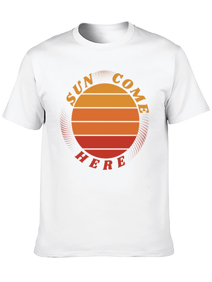 Sun Come Here Graphic Tee - Retro Summer Vibes