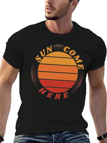 Sun Come Here Graphic Tee - Retro Summer Vibes