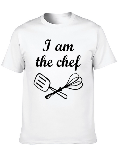 I Am The Chef Black T-Shirt