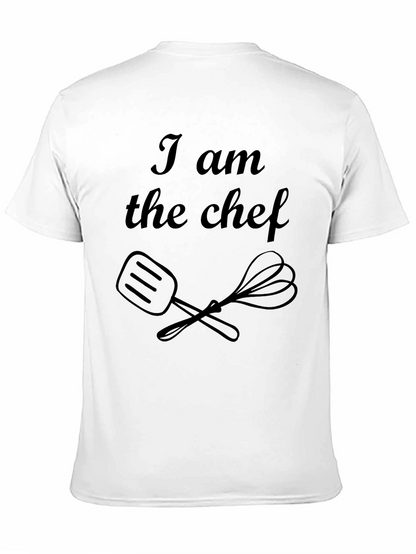 I Am The Chef Black T-Shirt