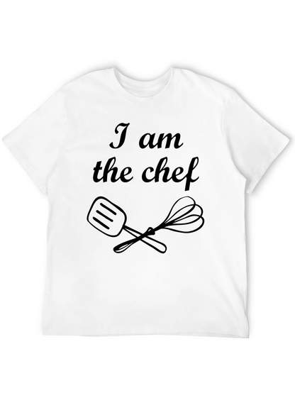 I Am The Chef Black T-Shirt