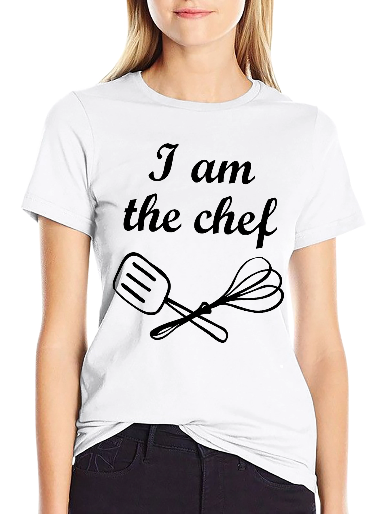 I Am The Chef Black T-Shirt