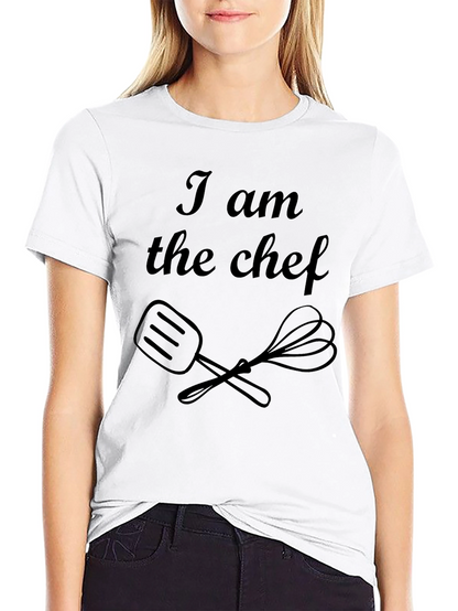 I Am The Chef Black T-Shirt