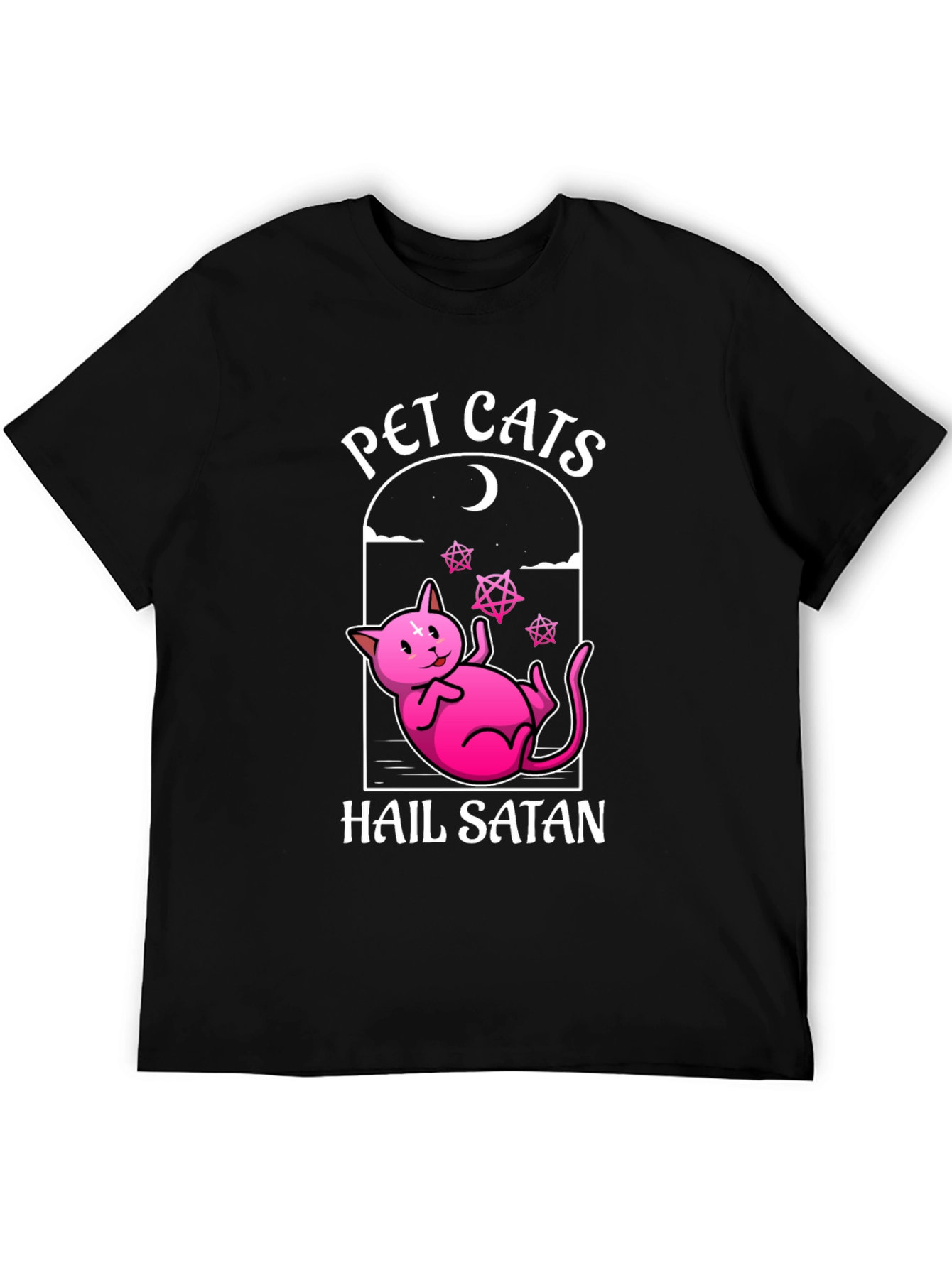 Pet Cats Hail Satan T-Shirt