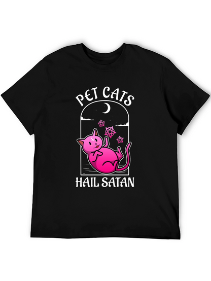 Pet Cats Hail Satan T-Shirt
