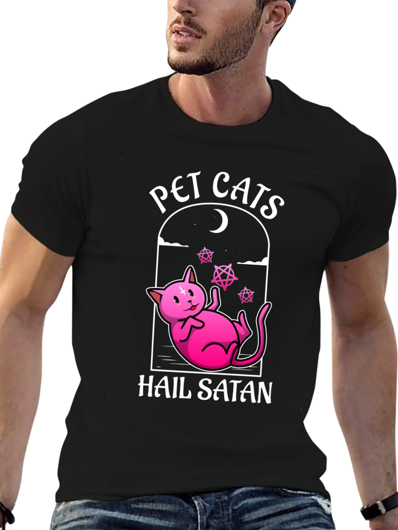 Pet Cats Hail Satan T-Shirt