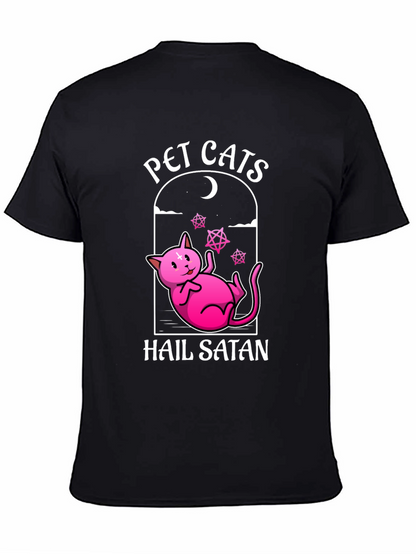 Pet Cats Hail Satan T-Shirt
