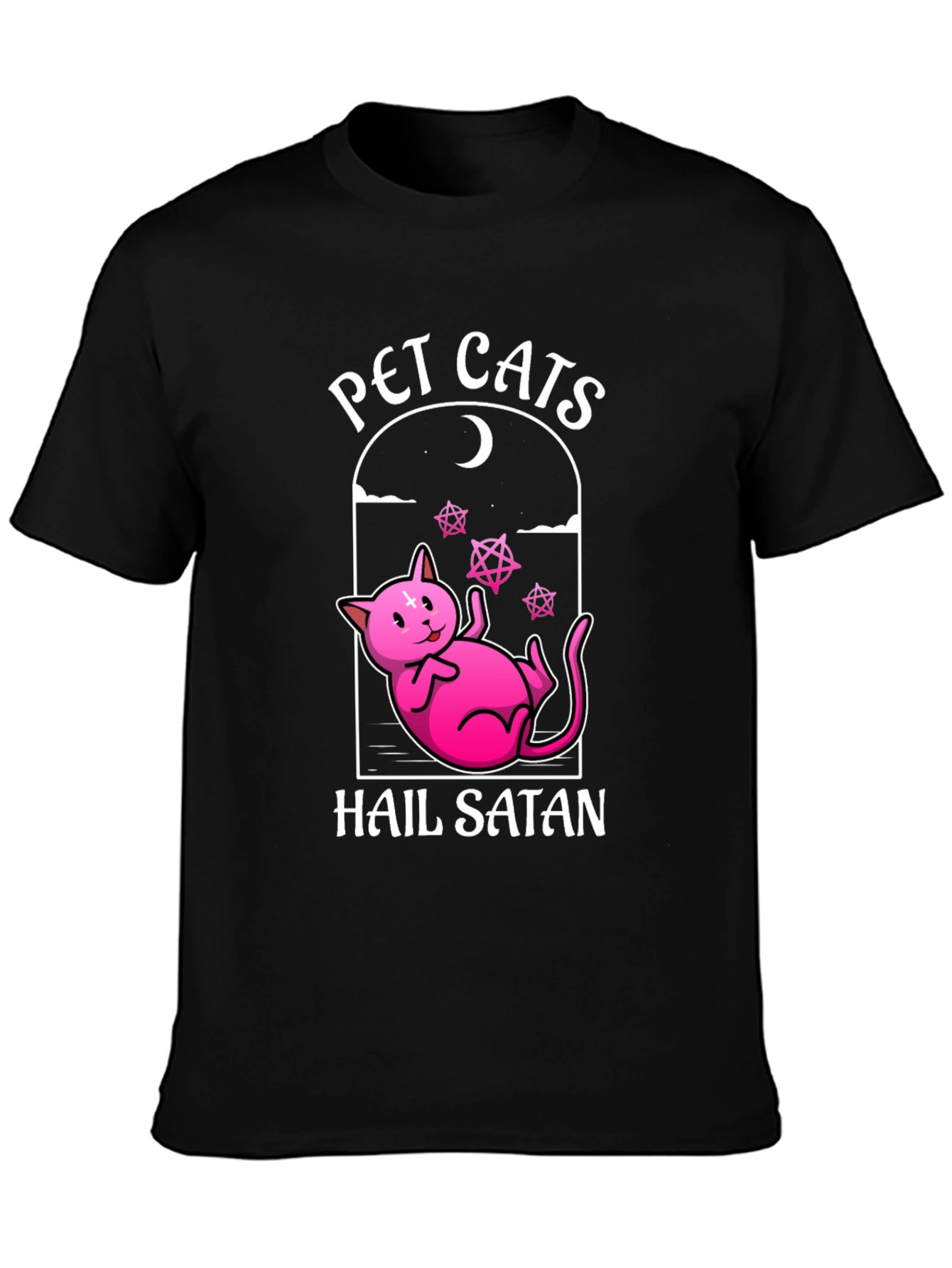 Pet Cats Hail Satan T-Shirt