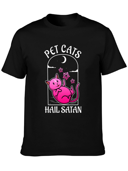 Pet Cats Hail Satan T-Shirt