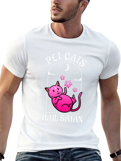 Pet Cats Hail Satan T-Shirt
