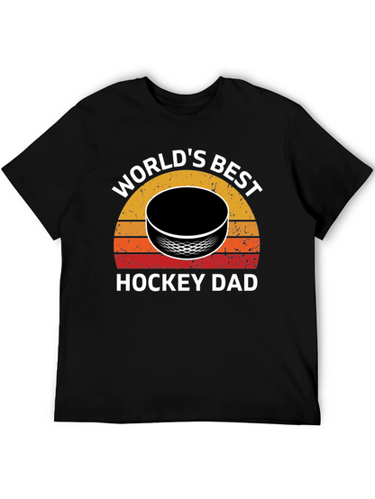 Worlds Best Hockey Dad T-Shirt