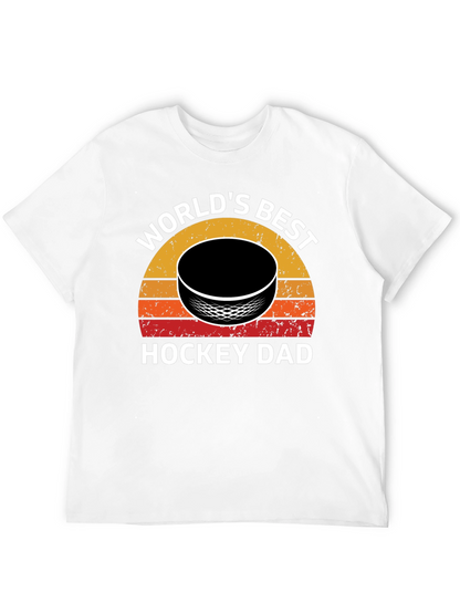Worlds Best Hockey Dad T-Shirt