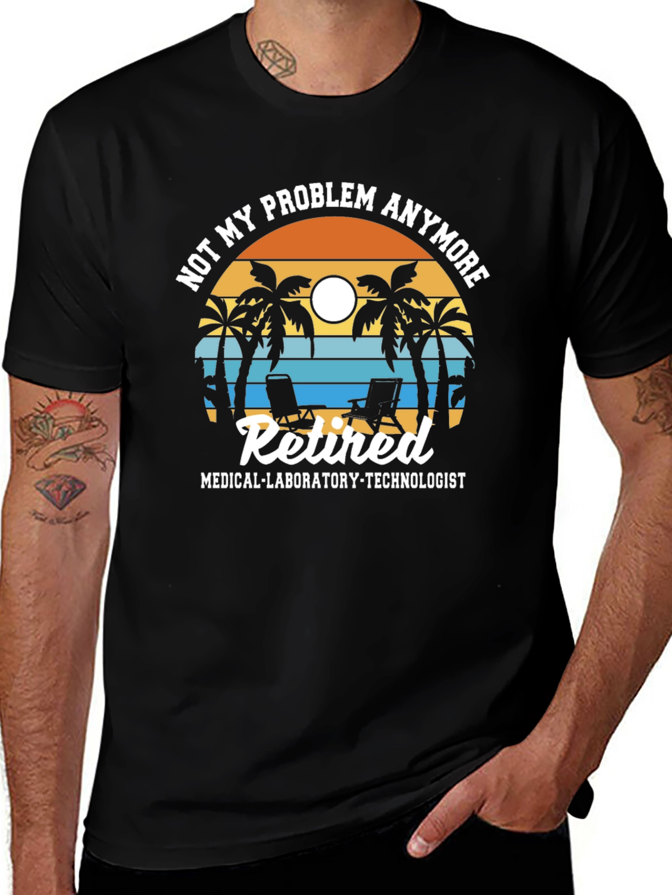 Retired Medical Technologist Beach T-Shirt