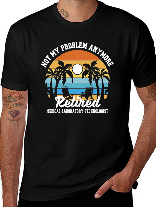 Retired Medical Technologist Beach T-Shirt