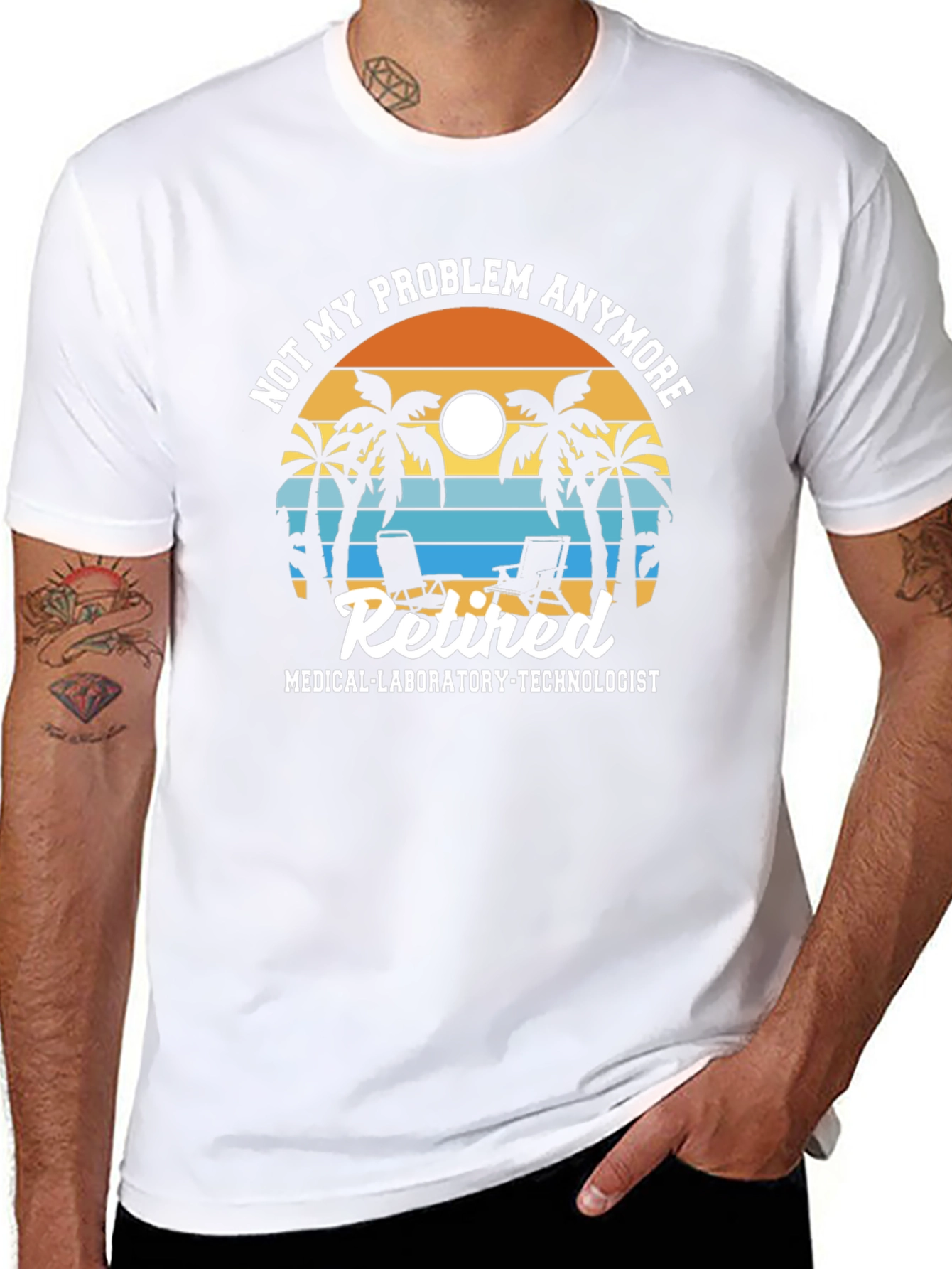 Retired Medical Technologist Beach T-Shirt