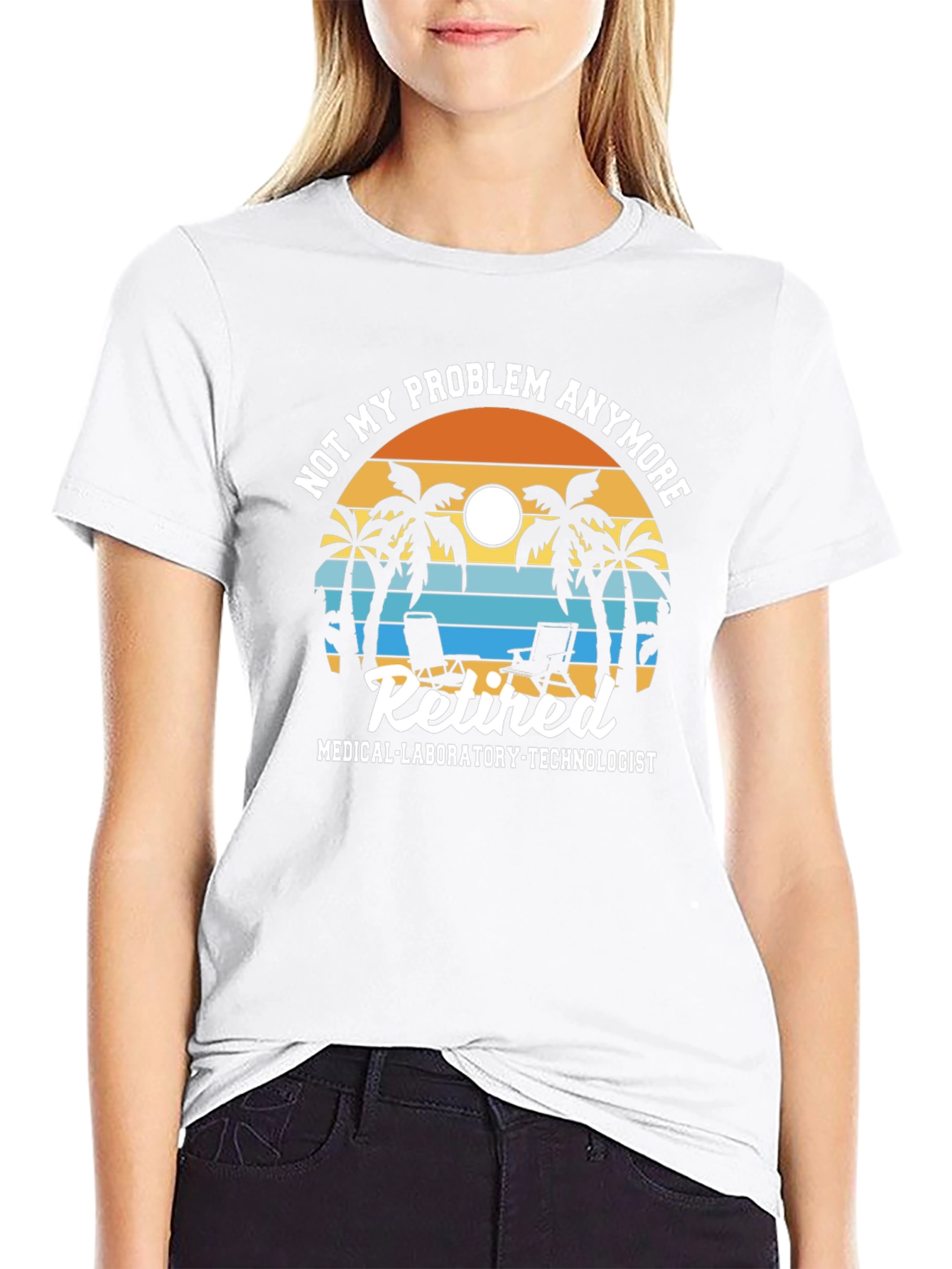 Retired Medical Technologist Beach T-Shirt