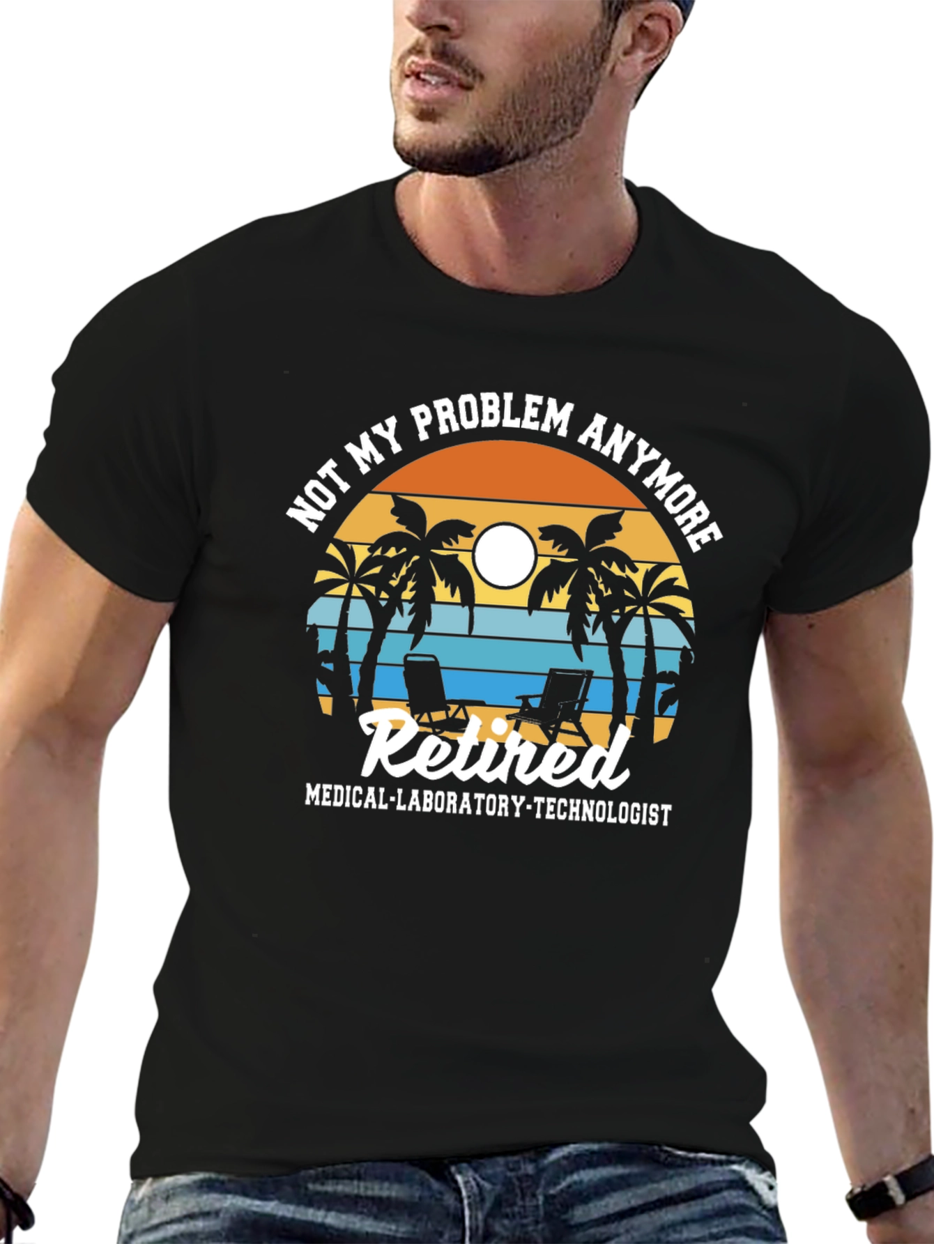 Retired Medical Technologist Beach T-Shirt