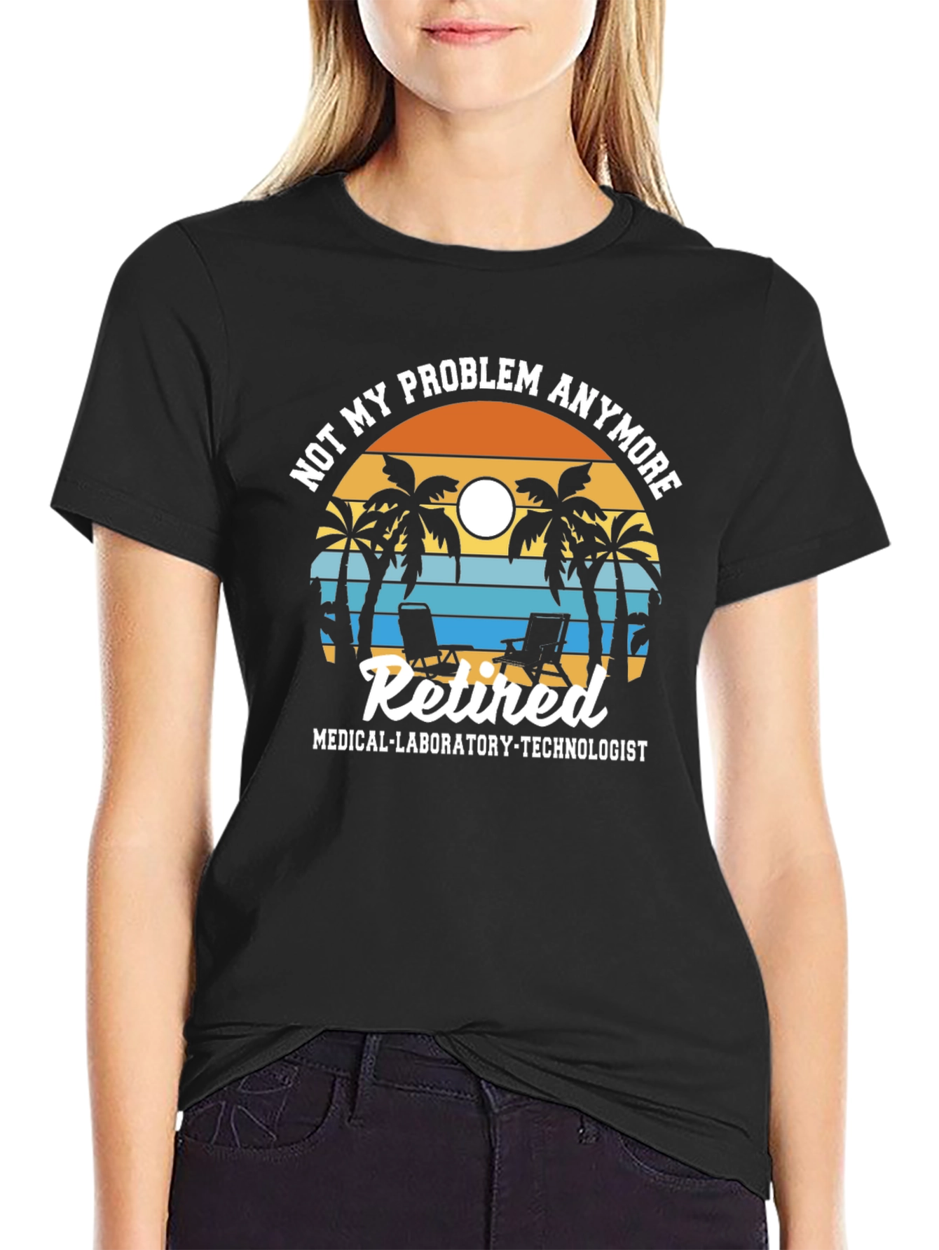 Retired Medical Technologist Beach T-Shirt