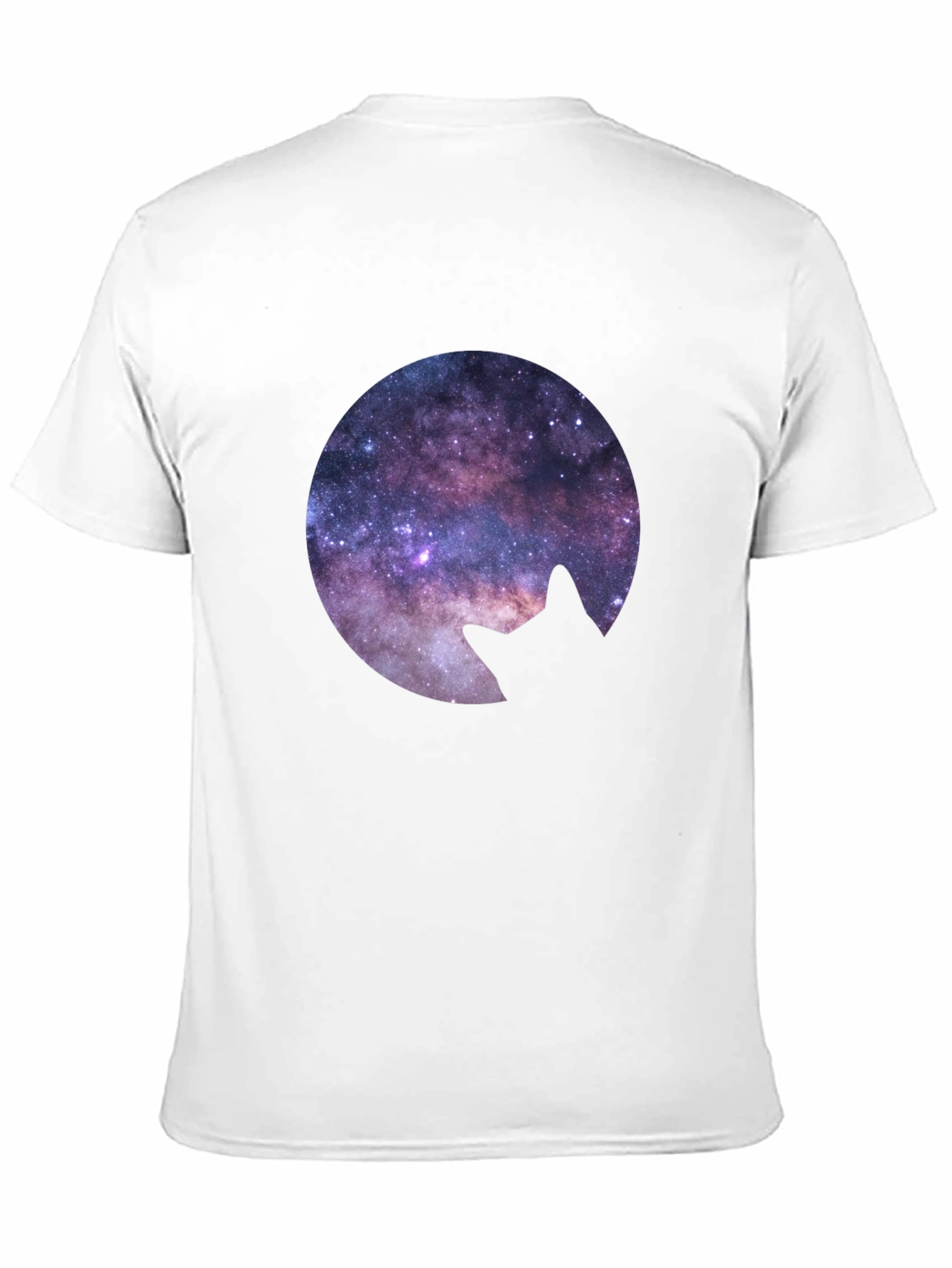 Cosmic Cat Silhouette T-Shirt