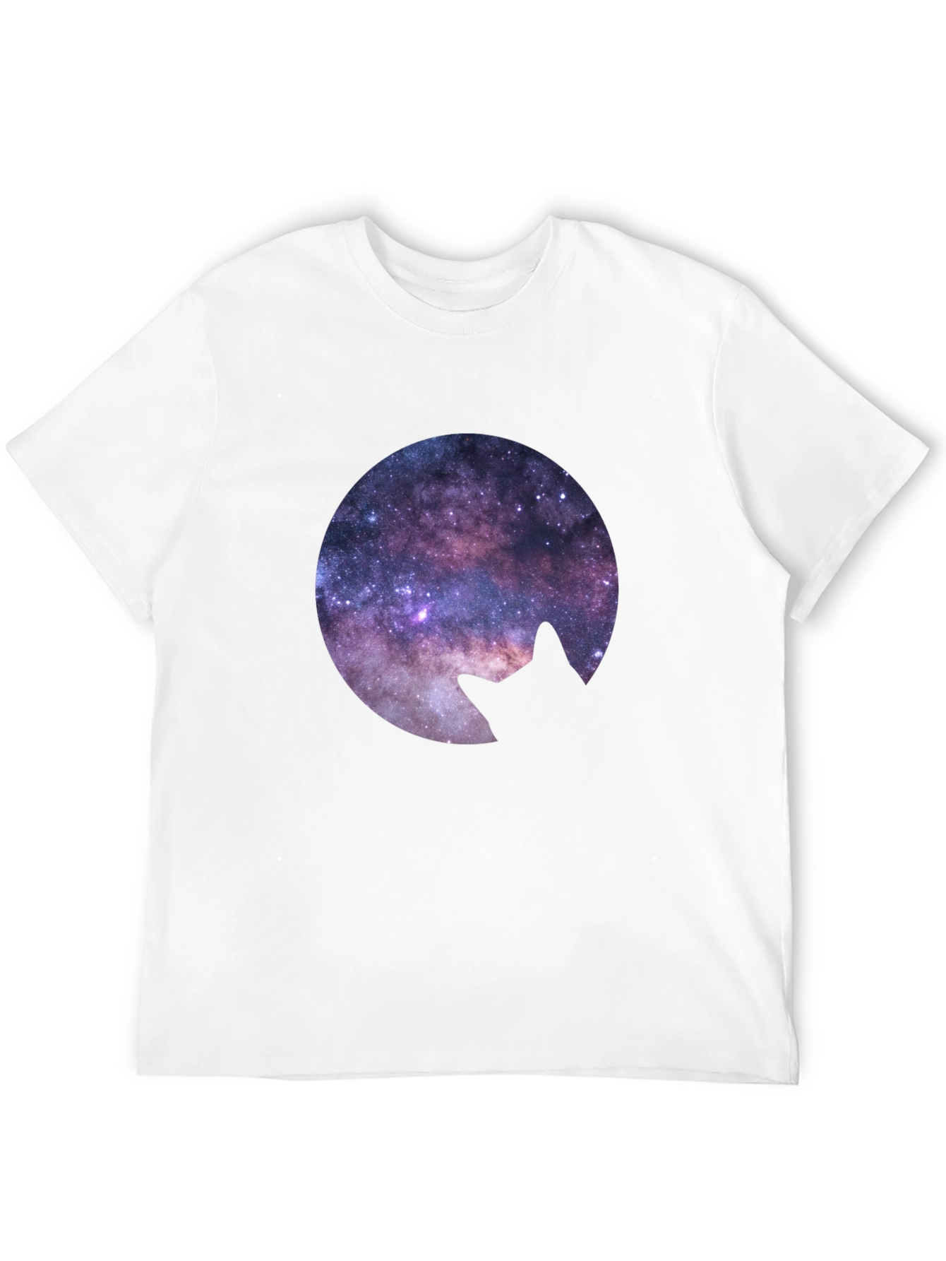 Cosmic Cat Silhouette T-Shirt