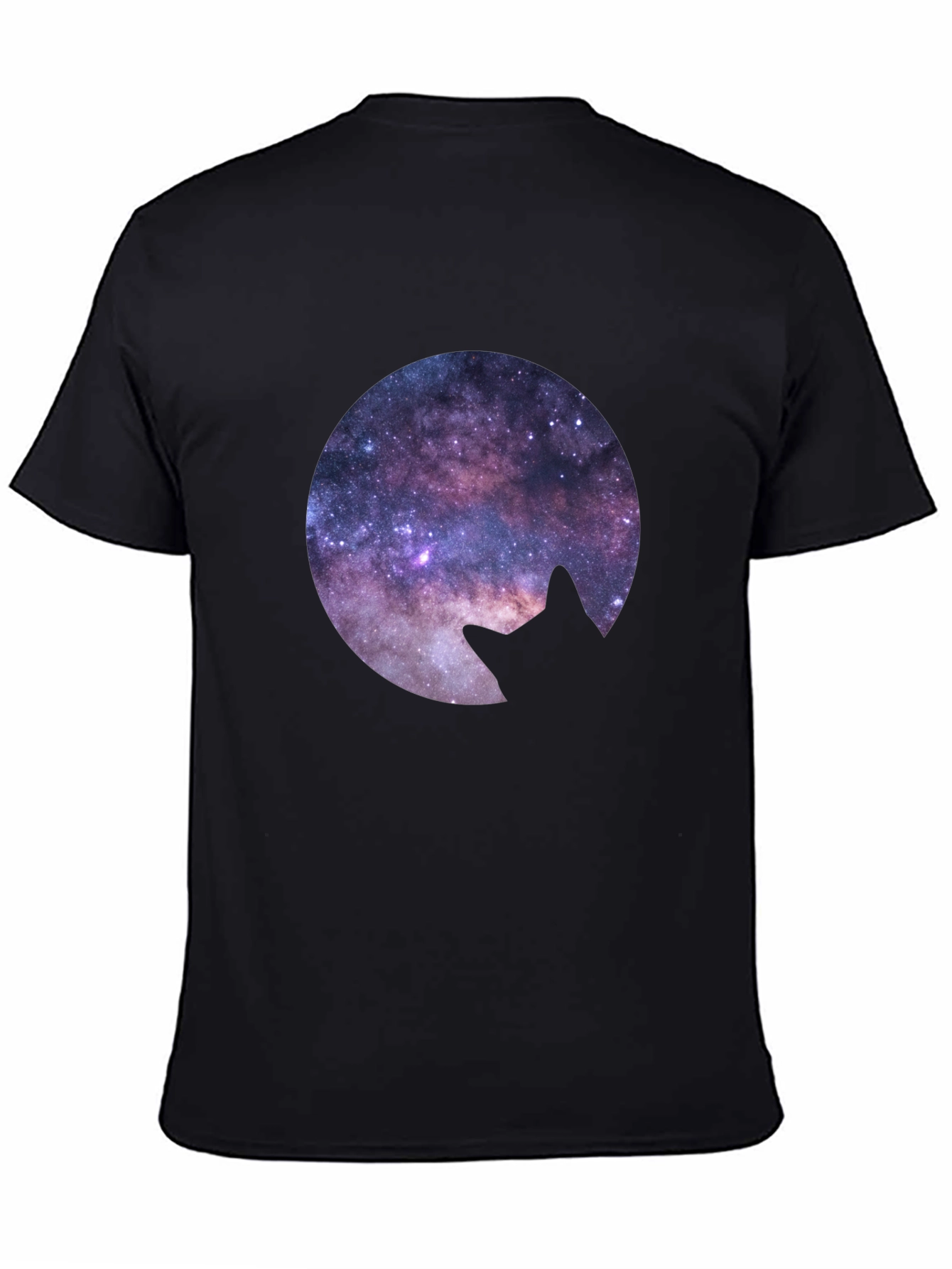 Cosmic Cat Silhouette T-Shirt