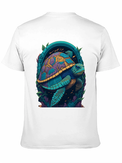 Turtle Graphic Tee - Vivid Sea Life Design