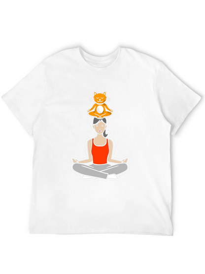 Yoga Cat T-Shirt - Zen Master Tee