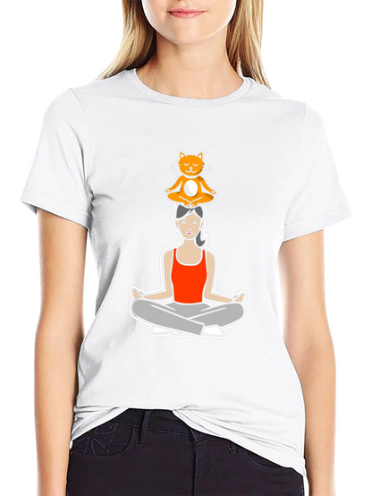 Yoga Cat T-Shirt - Zen Master Tee