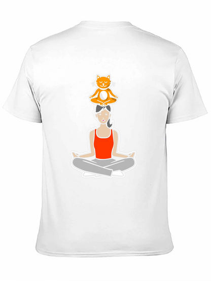 Yoga Cat T-Shirt - Zen Master Tee