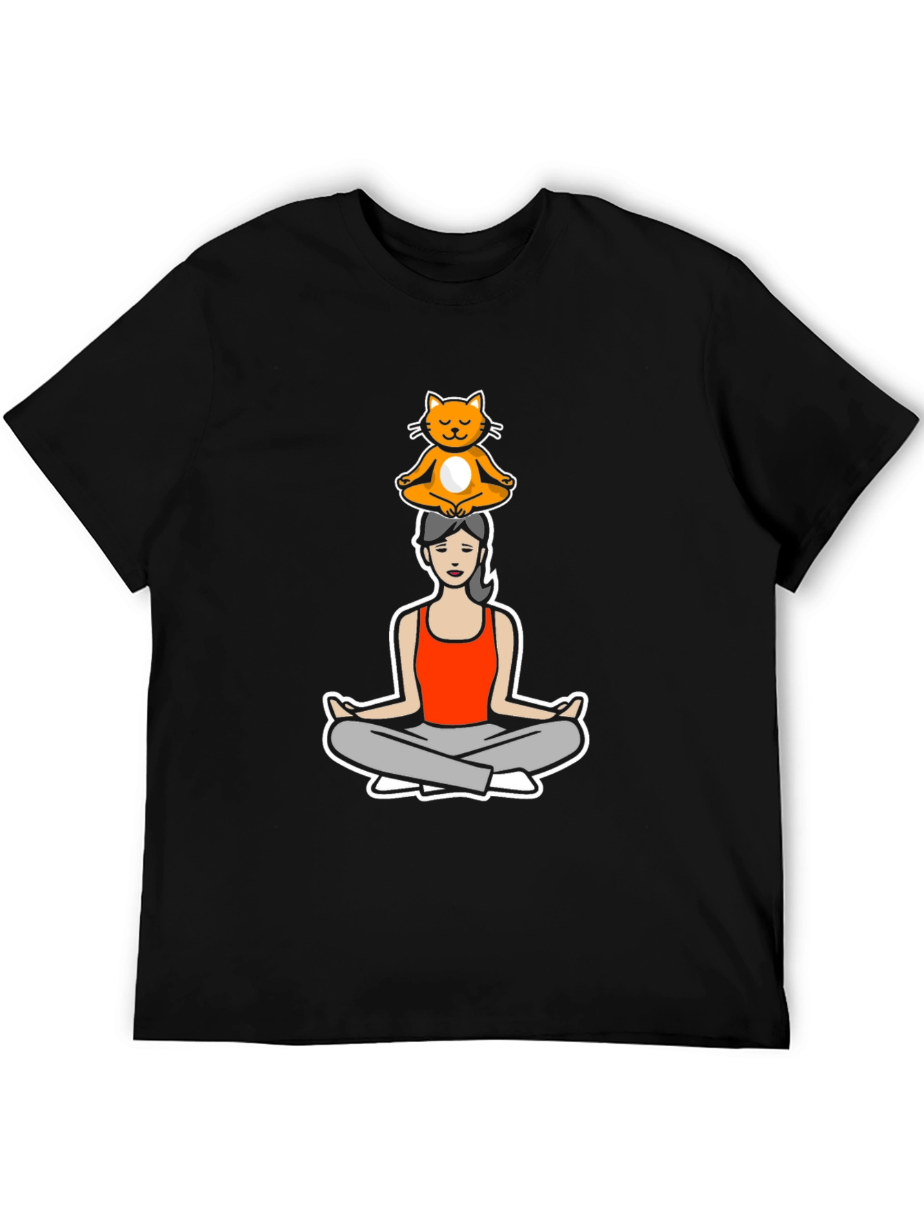 Yoga Cat T-Shirt - Zen Master Tee
