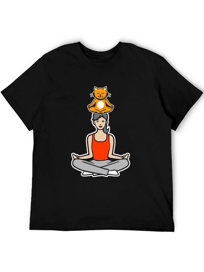 Yoga Cat T-Shirt - Zen Master Tee